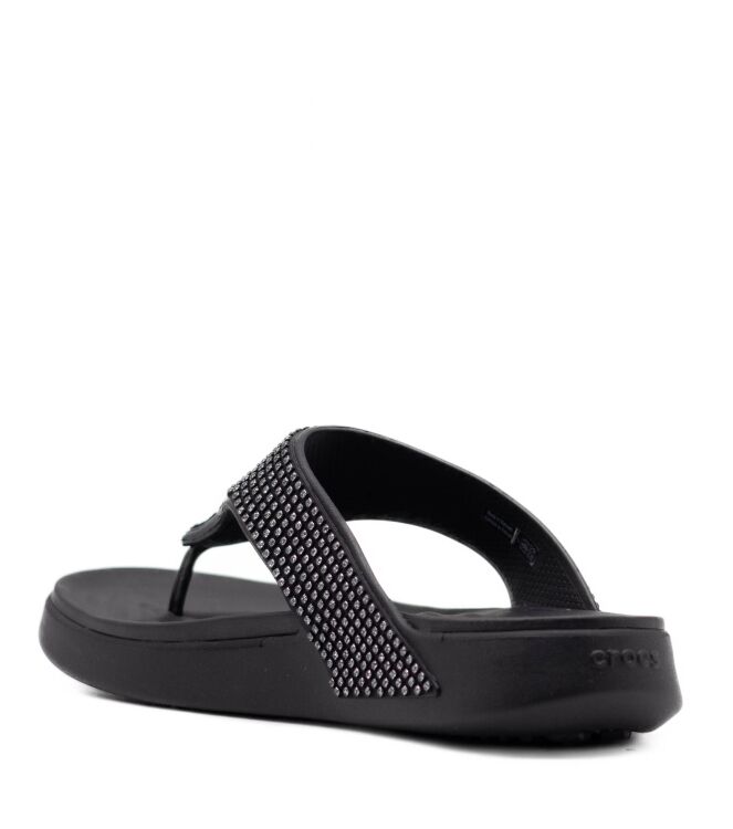 Crocs Crocs dames slippers rubberzolen zwart Black Crocs Dames Slippers in Zwart online kopen