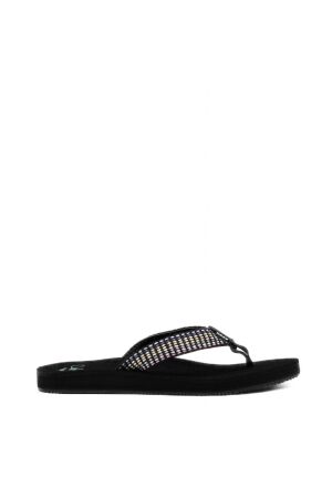 Reef dames slippers rubberzolen zwart