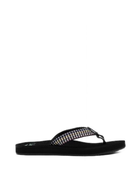 Reef Dames slippers rubberzolen zwart