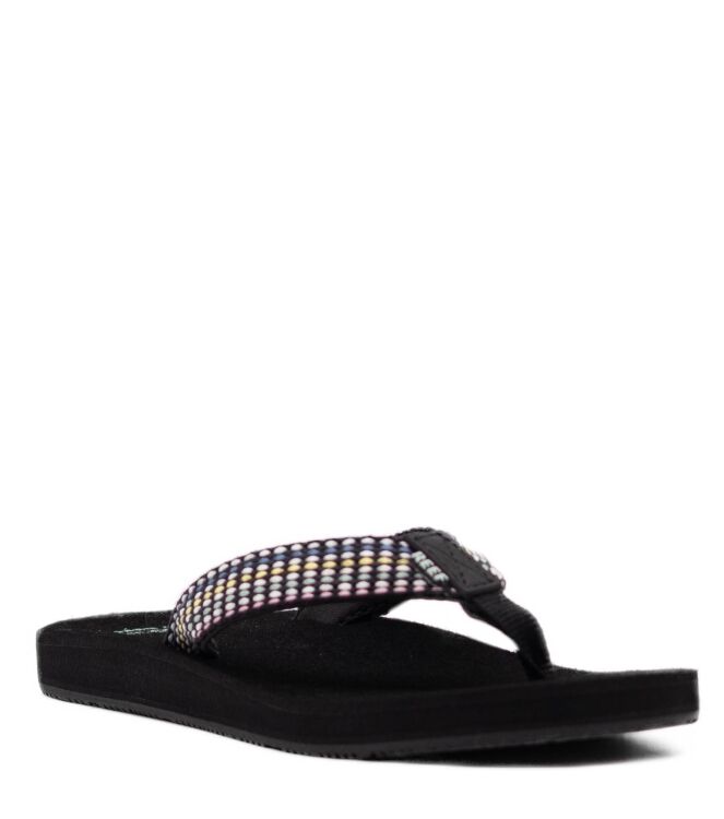 Reef Dames Slippers in Zwart Combi online kopen 
