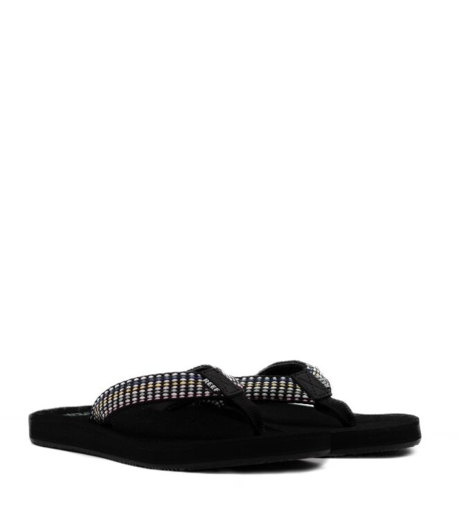 Reef Dames Slippers in Zwart Combi online kopen 