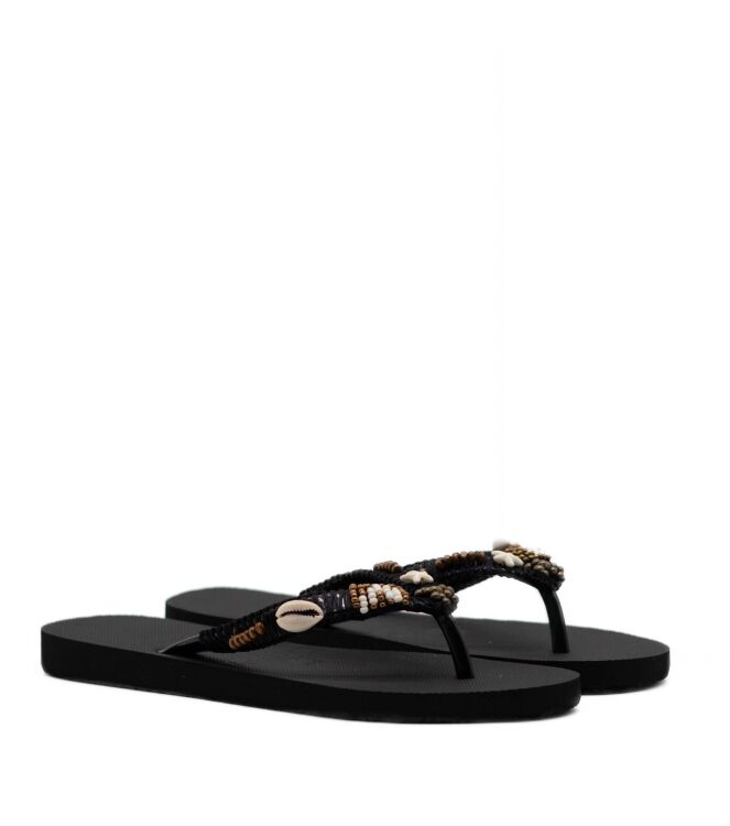 Koala Bay Koala Bay dames slippers zwart Negro 002 Koala Bay Dames Slippers in Zwart online kopen