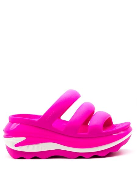 Crocs Dames slippers plateau roze