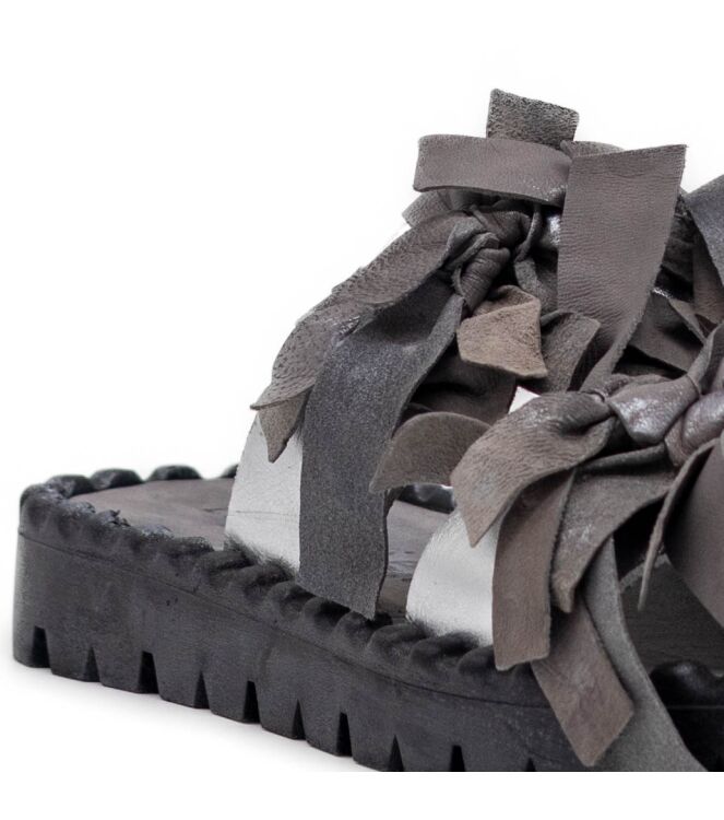 papucei papucei dames slipper rubberzool grijs Grey papucei Dames Slipper Rubberzool Grijs