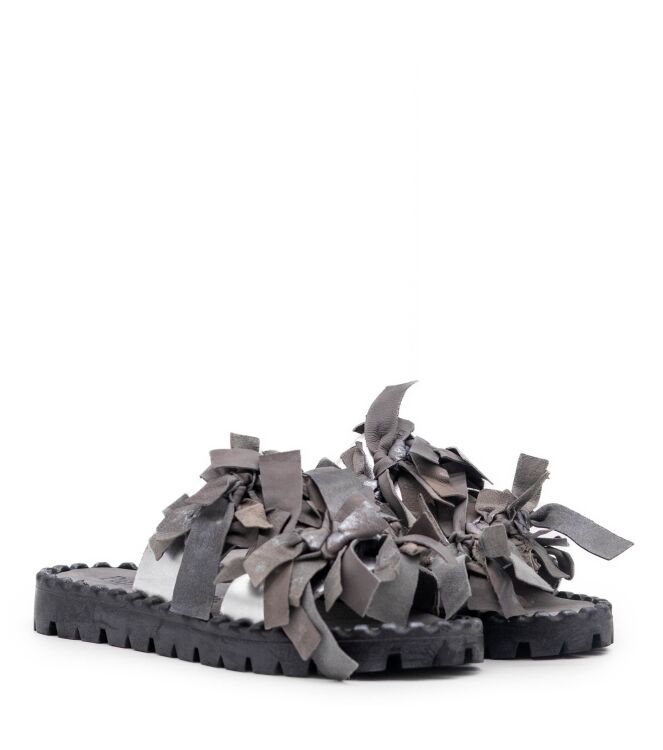 papucei papucei dames slipper rubberzool grijs Grey papucei Dames Slipper Rubberzool Grijs