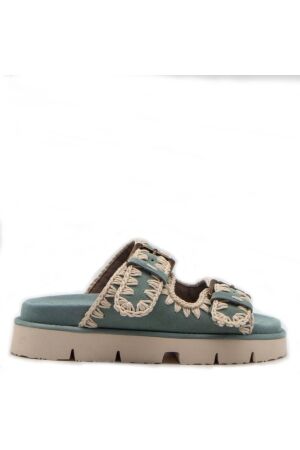 Mou dames slippers blauw