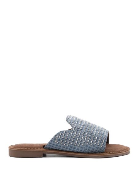 Lazamani Dames slippers  blauw