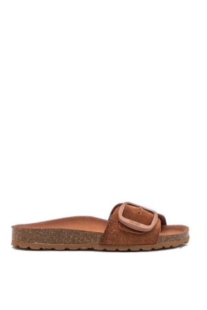 Koala Bay dames slippers bruin suede