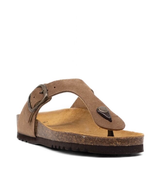 Scholl  Dames Slippers Rubberzolen Bruin 