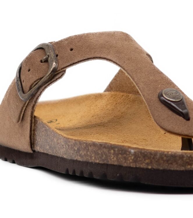 Scholl  Dames Slippers Rubberzolen Bruin 