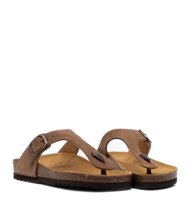 Scholl  Dames Slippers Rubberzolen Bruin 