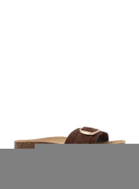 Koala bay Dames slippers rubberzolen bruin