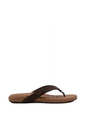 Reef dames slippers rubberzolen bruin