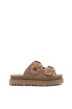 Warmbat dames slippers naturel
