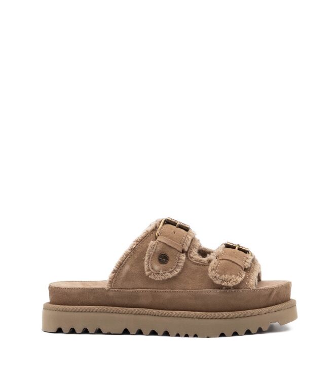 Warmbat Dames Slippers in Naturel online kopen 