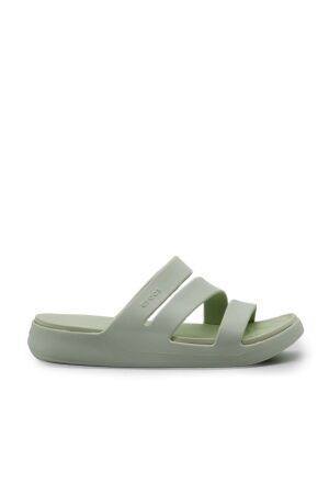 Crocs dames slippers rubberzool groen