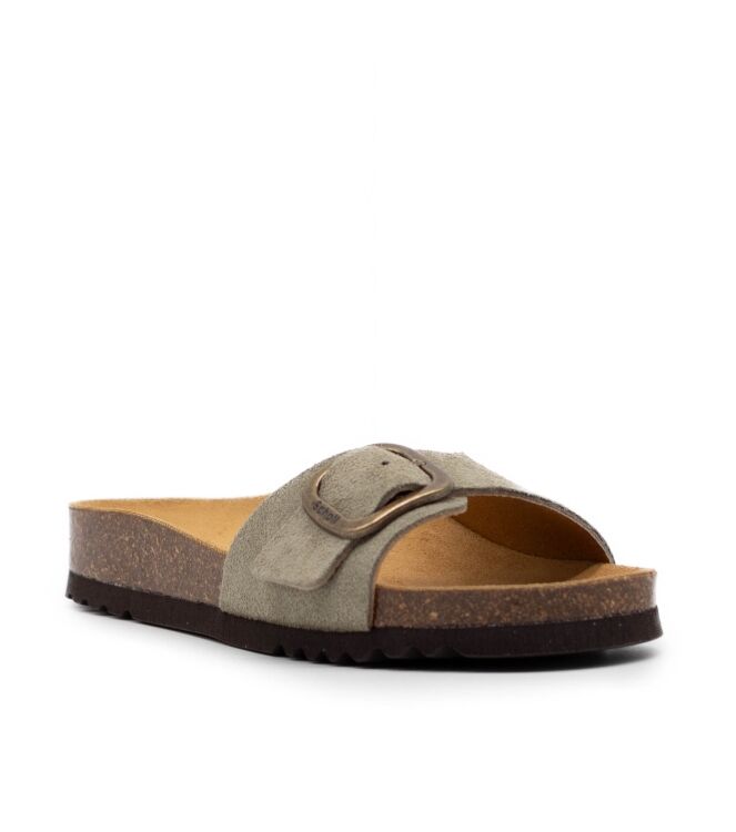 Scholl Dames Slippers in Groen online kopen 