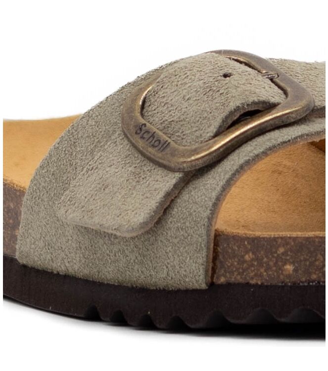 Scholl Dames Slippers in Groen online kopen 