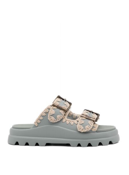 Mou Dames slippers rubberzolen groen