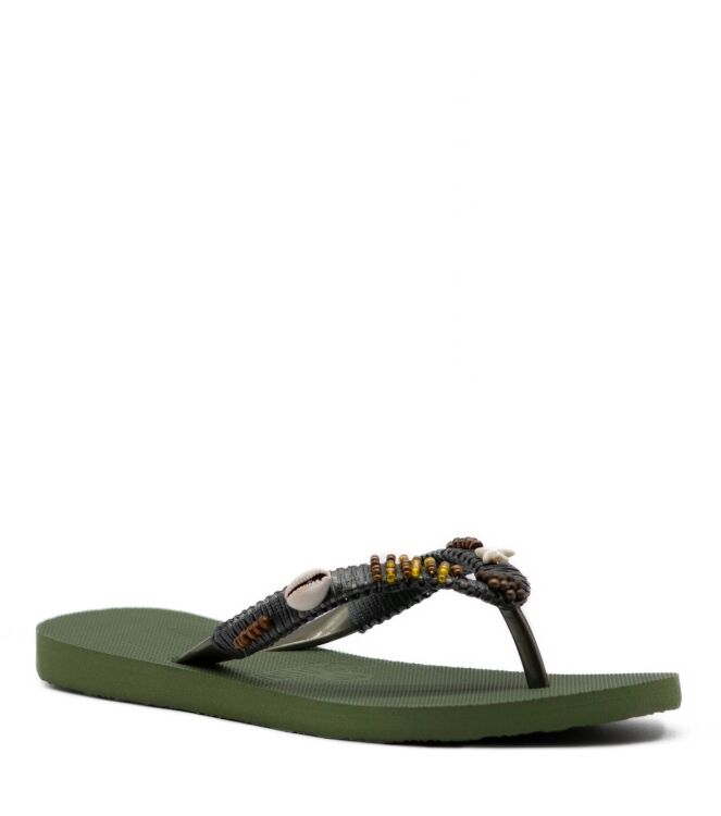 Koala Bay Koala Bay dames slippers groen Kaki 017 Koala Bay Dames Slippers in Groen online kopen