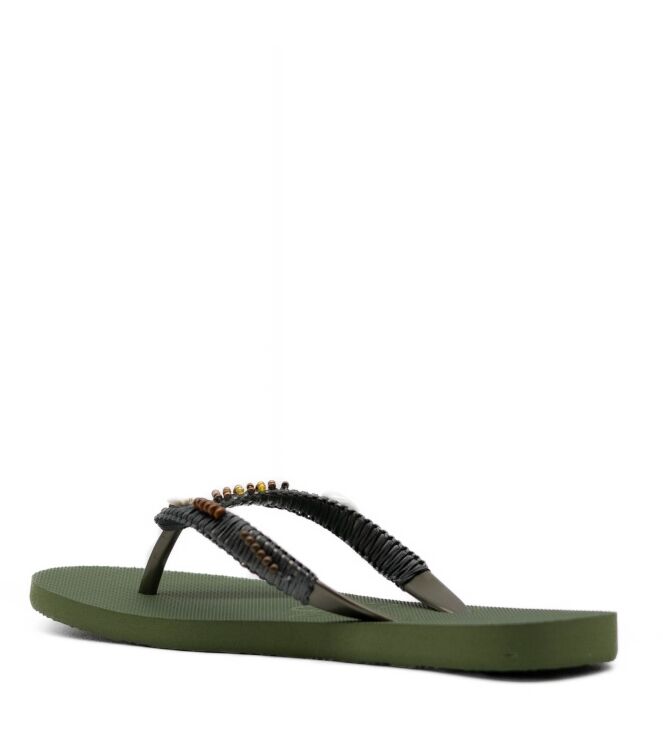 Koala Bay Koala Bay dames slippers groen Kaki 017 Koala Bay Dames Slippers in Groen online kopen