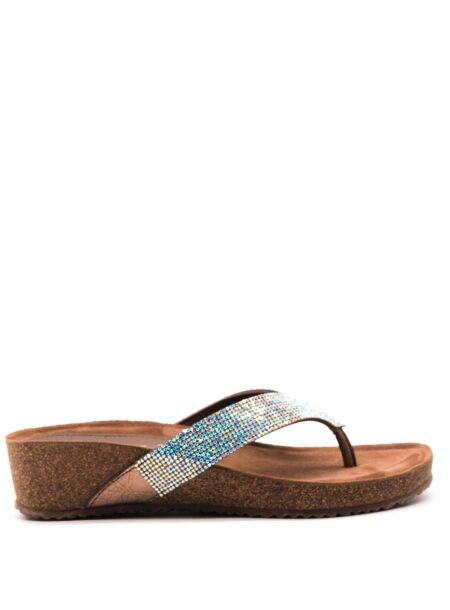 Lazamani Lazamani Wedges Slippers Multi for Woman