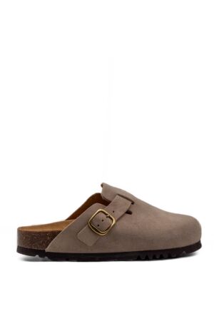 Scholl dames muiltjes d. beige suede