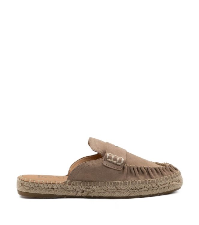 Kanna Kanna dames muilen beige suede Basket Sabbia Kanna Dames Muil in Beige online kopen