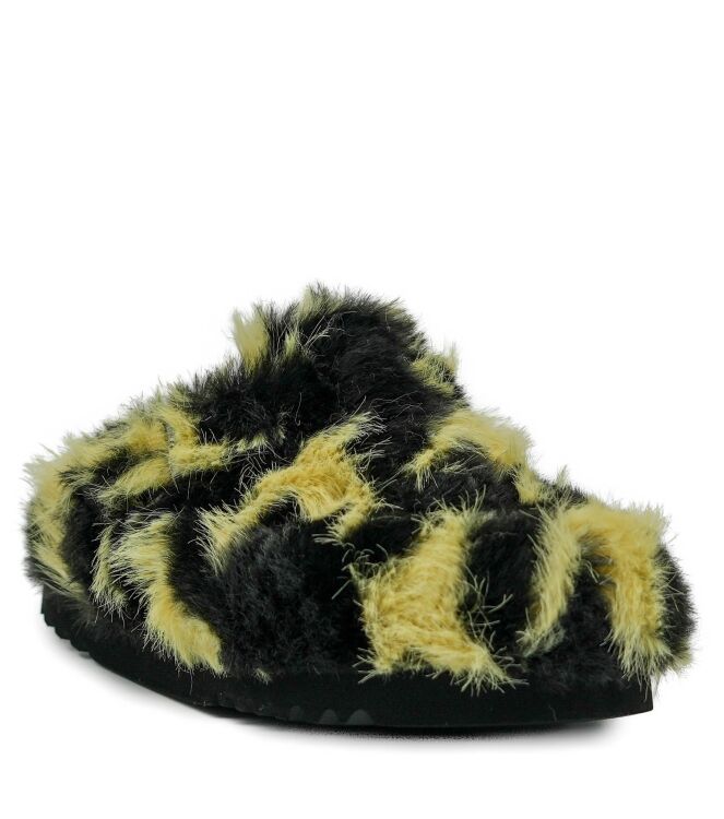 Scholl Scholl dames muilen gevoerd geel zwart Lught Yellow Black Scholl dames muilen gevoerd geel zwart 03 geel Direct leverbaar uit de webshop van www.taft.nl/