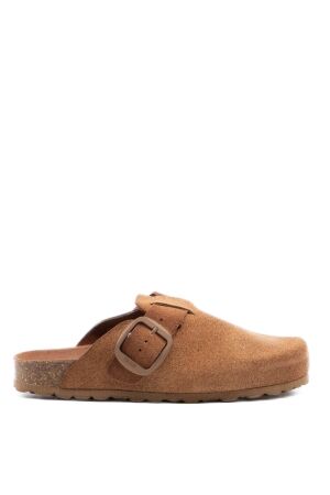 Koala Bay dames muiltjes bruin suede