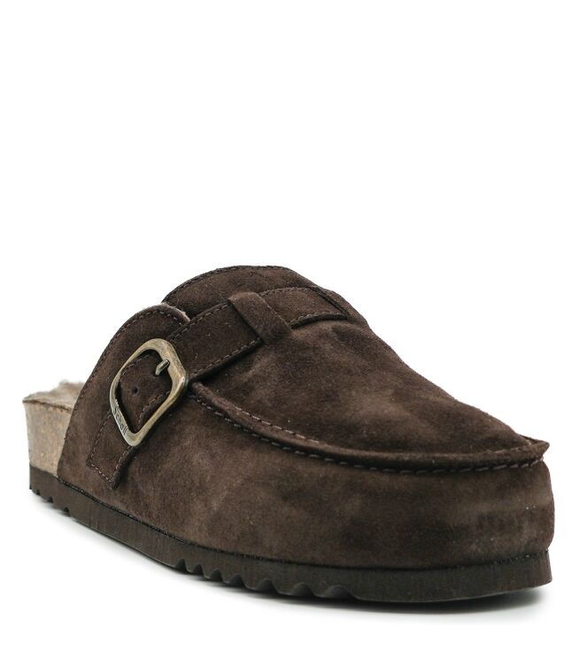 Scholl Scholl dames muilen gevoerd bruin suede DK Brown Scholl dames muilen gevoerd bruin suede 62 bruin suede/nubuck Direct leverbaar uit de webshop van www.taft.nl/