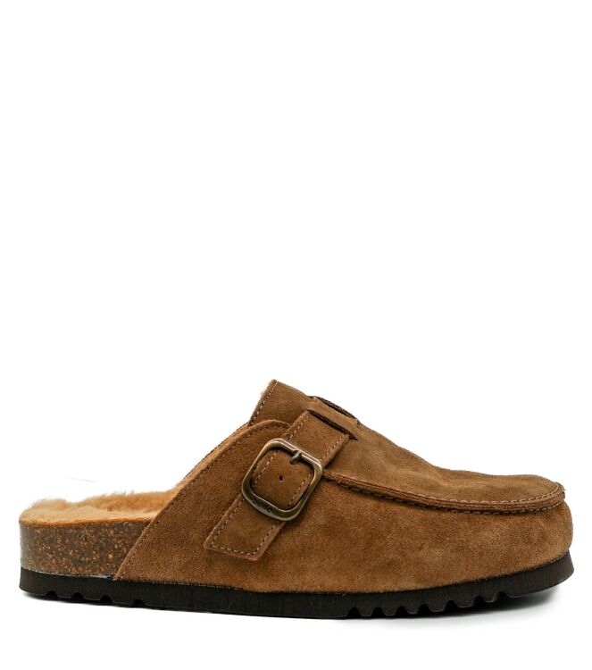 Scholl Scholl dames muilen gevoerd taupe suede Taupe Suede Scholl dames muilen gevoerd taupe suede 72 naturel suede/nubuck Direct leverbaar uit de webshop van www.taft.nl/