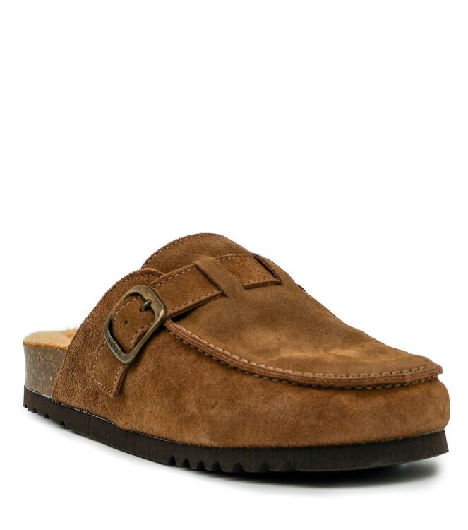 Scholl Scholl dames muilen gevoerd taupe suede Taupe Suede Scholl dames muilen gevoerd taupe suede 72 naturel suede/nubuck Direct leverbaar uit de webshop van www.taft.nl/