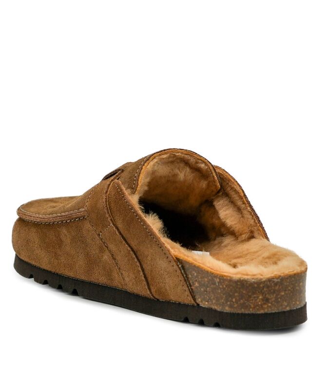 Scholl Scholl dames muilen gevoerd taupe suede Taupe Suede Scholl dames muilen gevoerd taupe suede 72 naturel suede/nubuck Direct leverbaar uit de webshop van www.taft.nl/