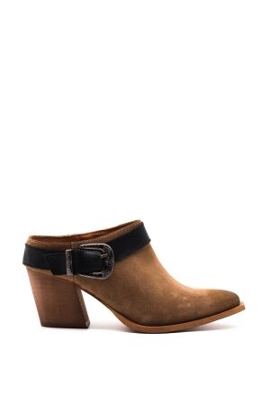 Belang Belang High Heel Mules Brown for Woman