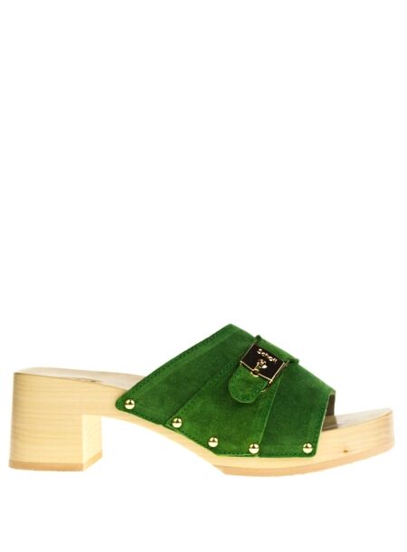 Scholl Scholl High Heels mules Green for Woman 