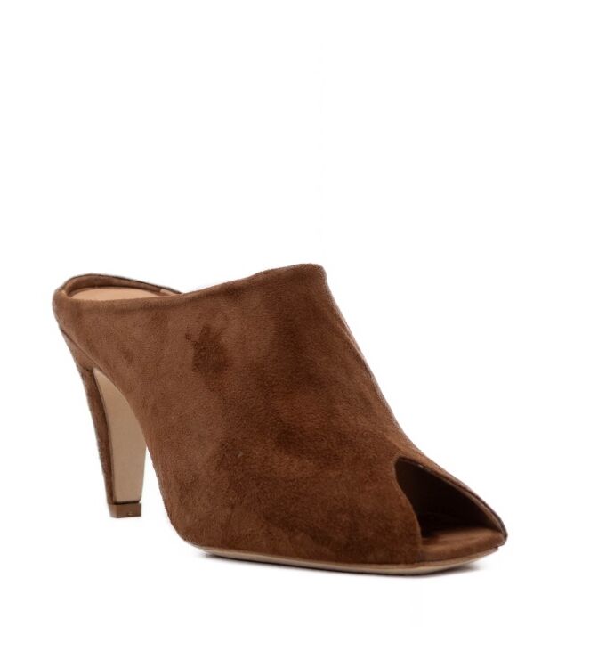 Gisel MoirÃ© Hoge Hakken Muiltjes in Bruin online kopen.