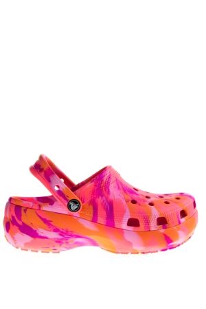 Crocs dames klompen oranje multi