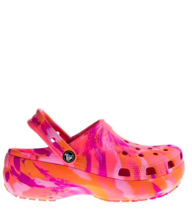 Pink and yellow crocs clearance