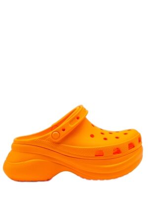 Crocs dames klompen plateau oranje