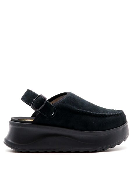 Heydude Dames clogs plateau zwart
