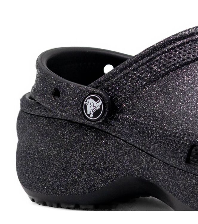 Crocs Crocs dames klompen platform zwart Black Glitter Crocs Dames Klompen in Zwart Met Glitter online kopen