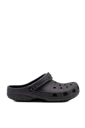 Crocs dames klompen zwart glitter