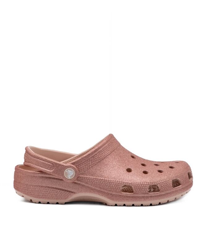 Crocs Crocs dames klompen roze glitter Quartz Glitter Crocs Dames Klompen in Oud Roze Met Glitter online kopen