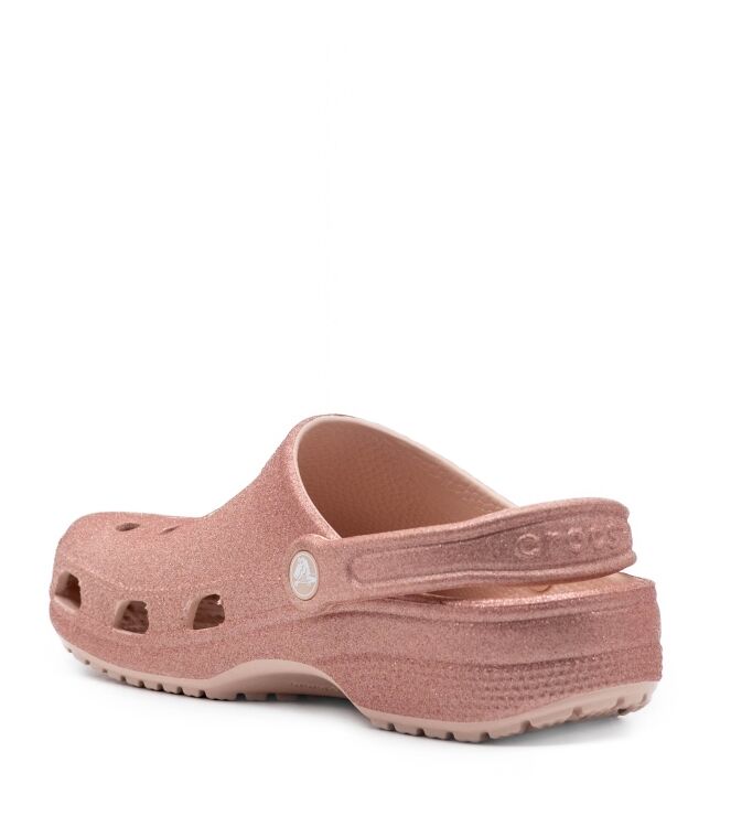 Crocs Crocs dames klompen roze glitter Quartz Glitter Crocs Dames Klompen in Oud Roze Met Glitter online kopen