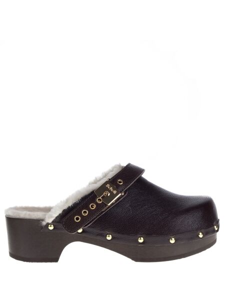 Scholl Scholl Wooden Shoes Brown for Woman