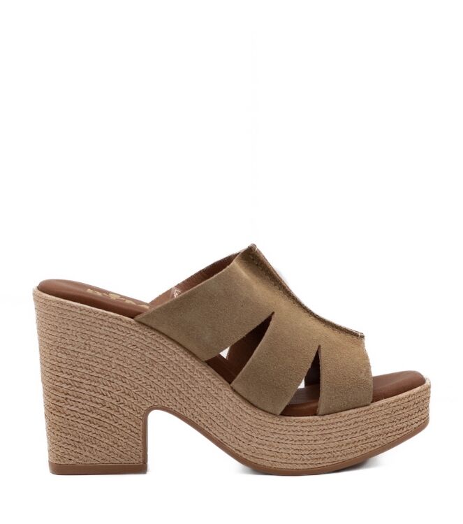 BTMR  Dames Klompen Rubberzolen Nature 