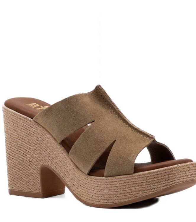 BTMR  Dames Klompen Rubberzolen Nature 