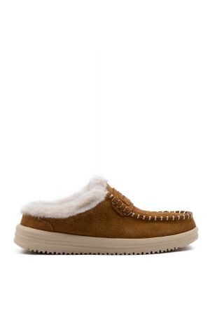 HeyDude dames klompen gevoerd bruin