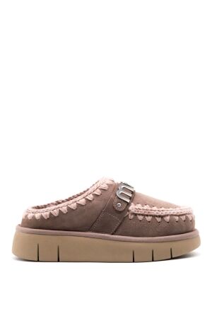 mou Mou Mules Beige for Woman